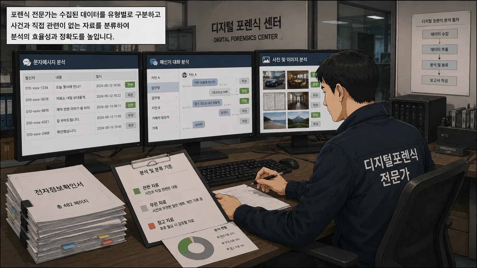 휴대폰포렌식 진행 과정과 분석 절차 한눈에 살펴보기