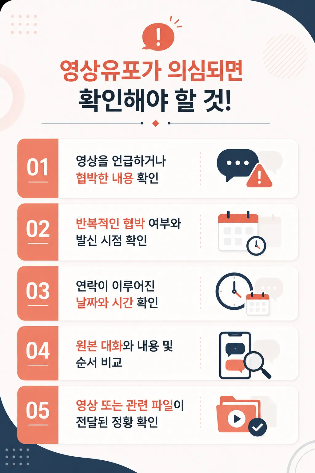 영상유포 경로를 확인하는 디지털포렌식 조사 절차