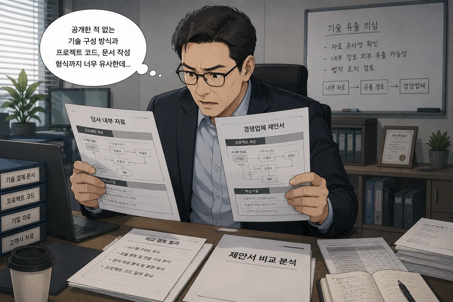 기술유출 사건에서 확보해야 할 핵심 디지털 증거