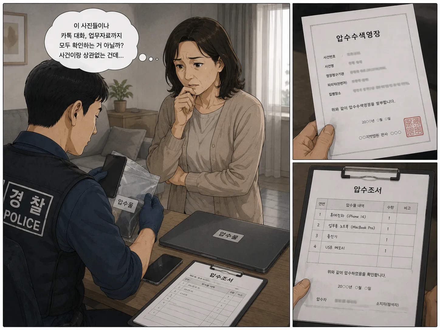 압수수색영장 집행 시 확인해야 할 디지털 증거 절차