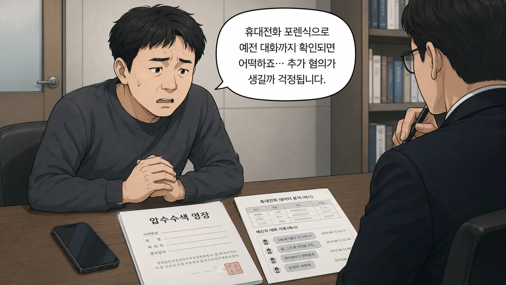 포렌식수사에서 휴대전화 압수수색 영장 범위와 전자정보 선별 절차를 확인하는 방법