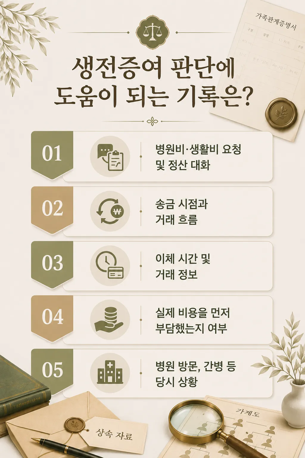 생전증여 분쟁에 대비한 디지털 증거 확보 방법