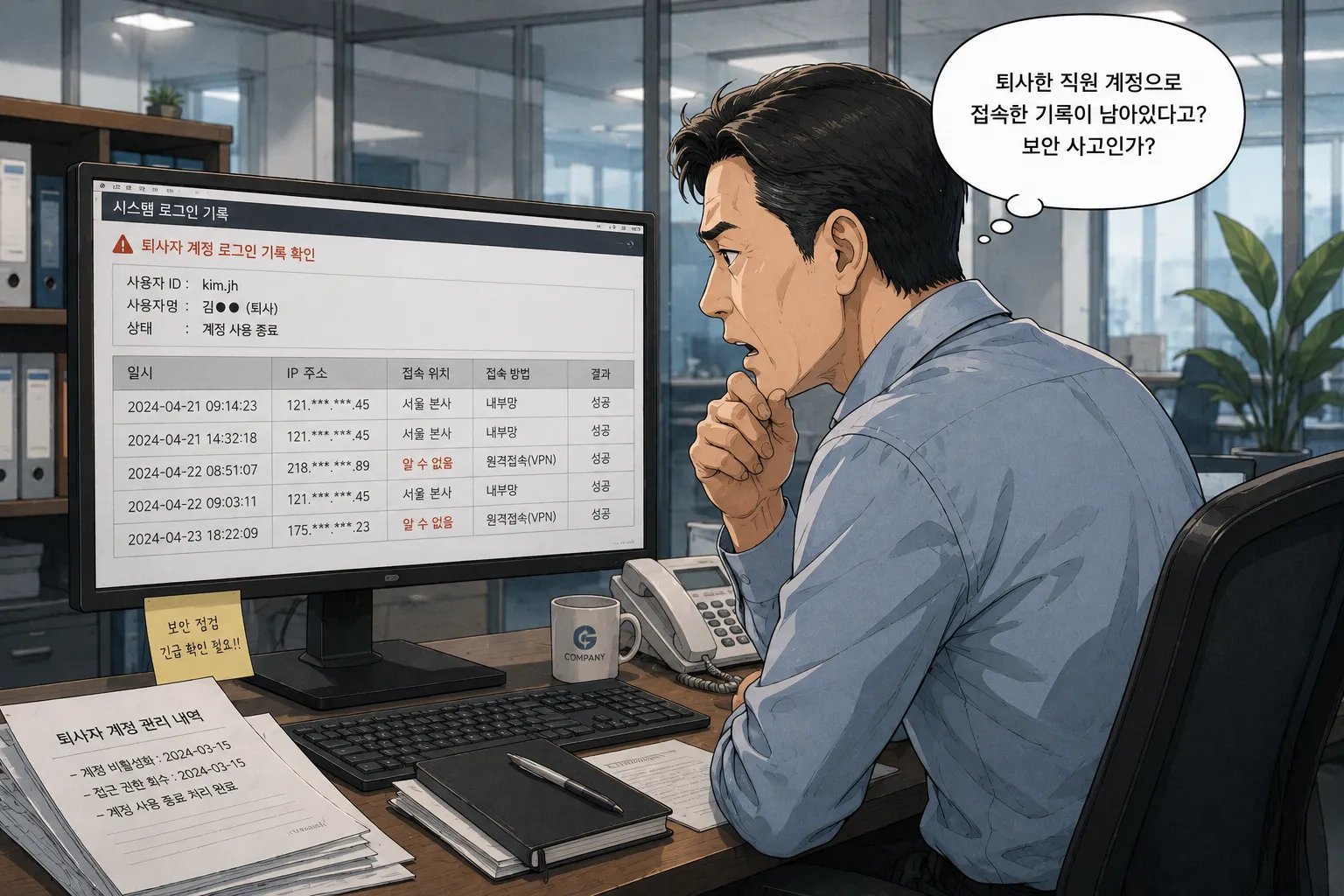 로그인기록 분석으로 접속 이력을 확인하는 방법