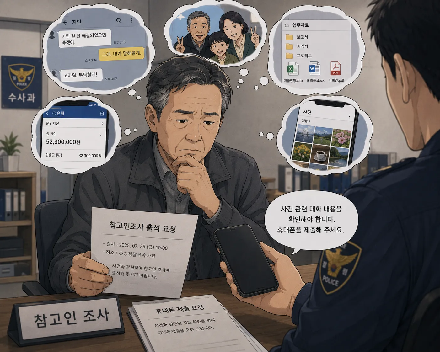 참고인조사 과정에 도움이 되는 디지털포렌식 활용 사례