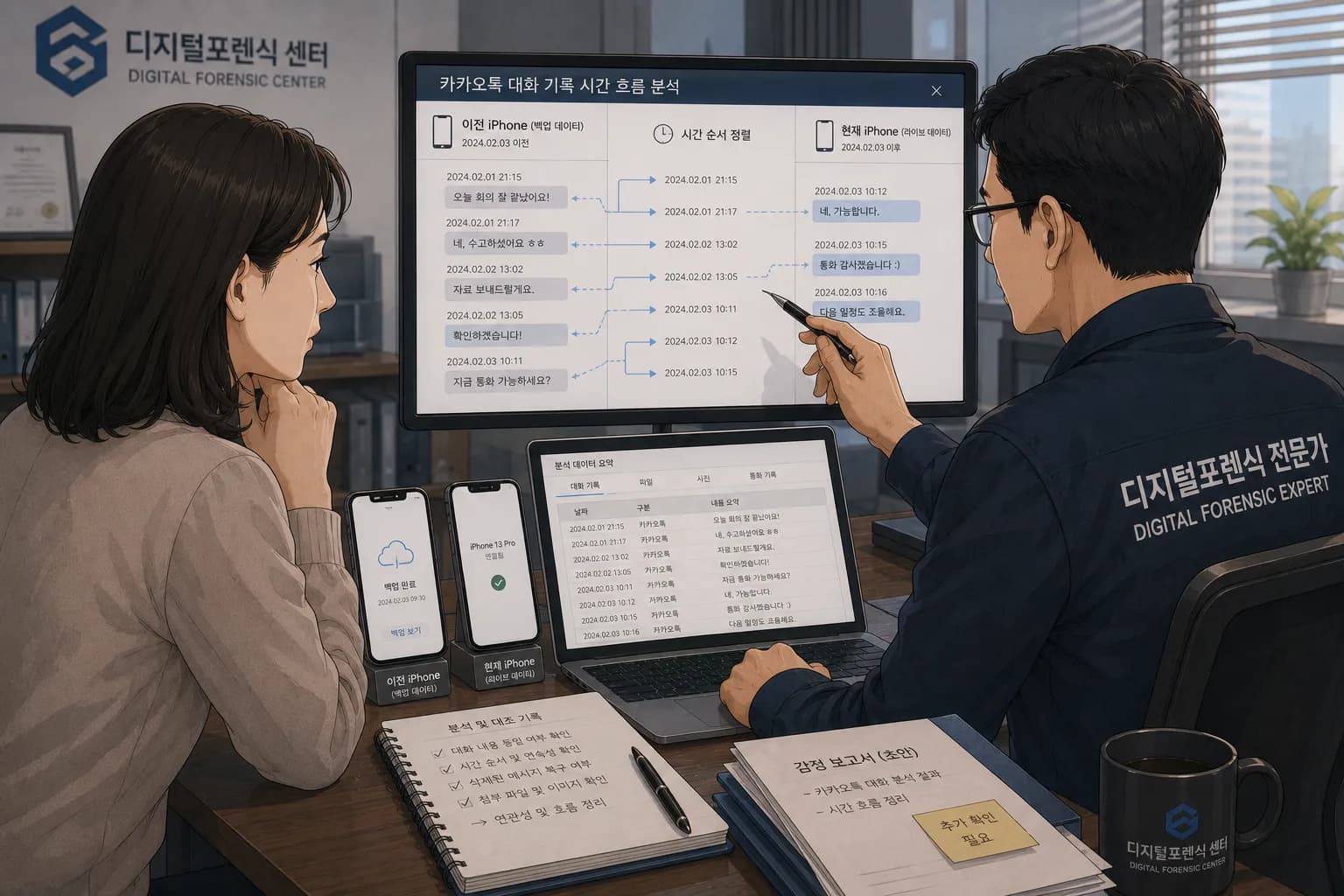 아이폰포렌식으로 삭제된 기록을 확인하는 방법