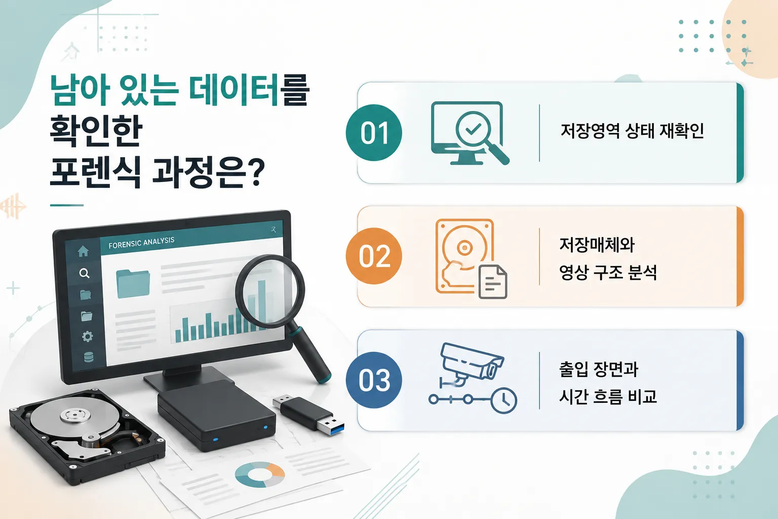 CCTV복구 결과를 객관적인 증거로 활용하는 방법