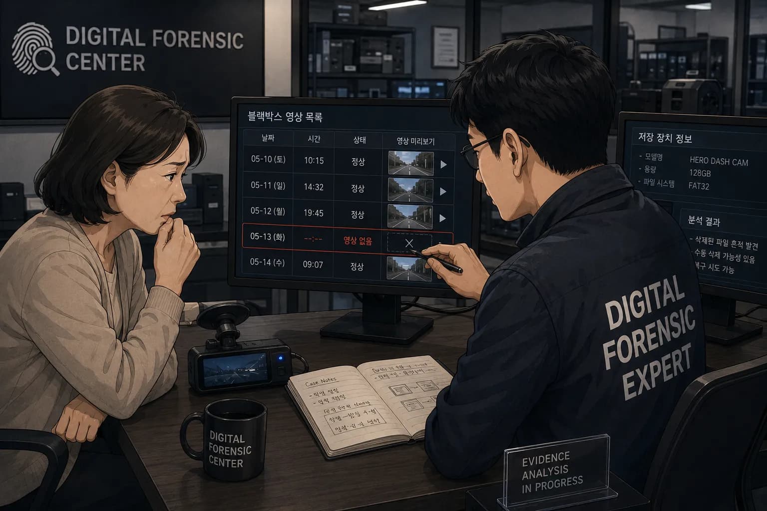 블랙박스영상복구를 위한 저장장치 보존이 중요한 이유