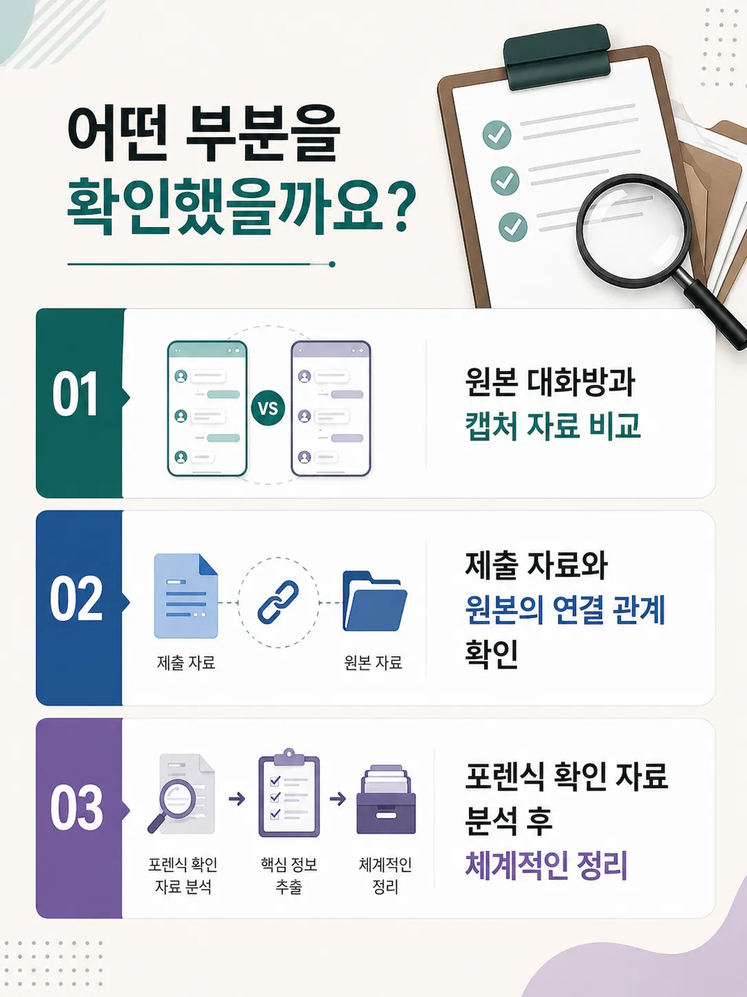 카카오톡포렌식으로 확인할 수 있는 주요 디지털 정보
